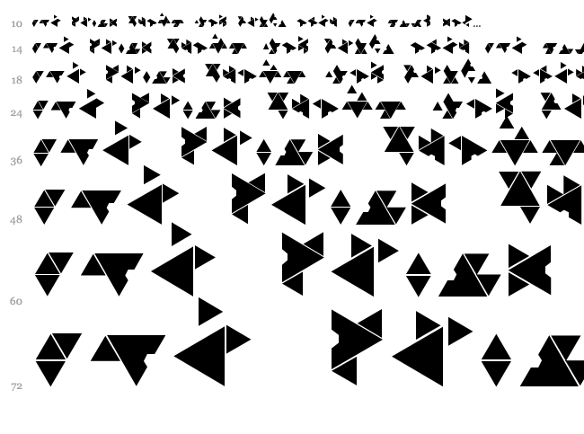 Covenant font waterfall